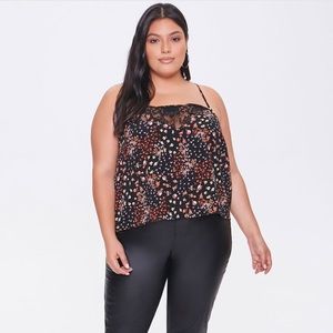 Floral lacey tank